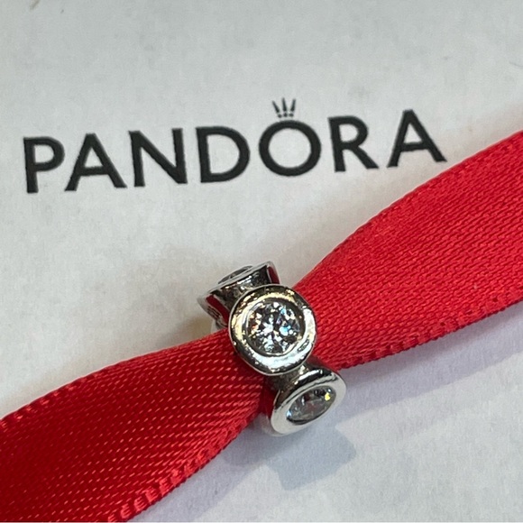 Pandora Jewelry - Pandora Silver CZ Spacer Charm